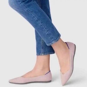 Rothy’s The Pointe Flats Ballet Ballerina Pink Size 6.5